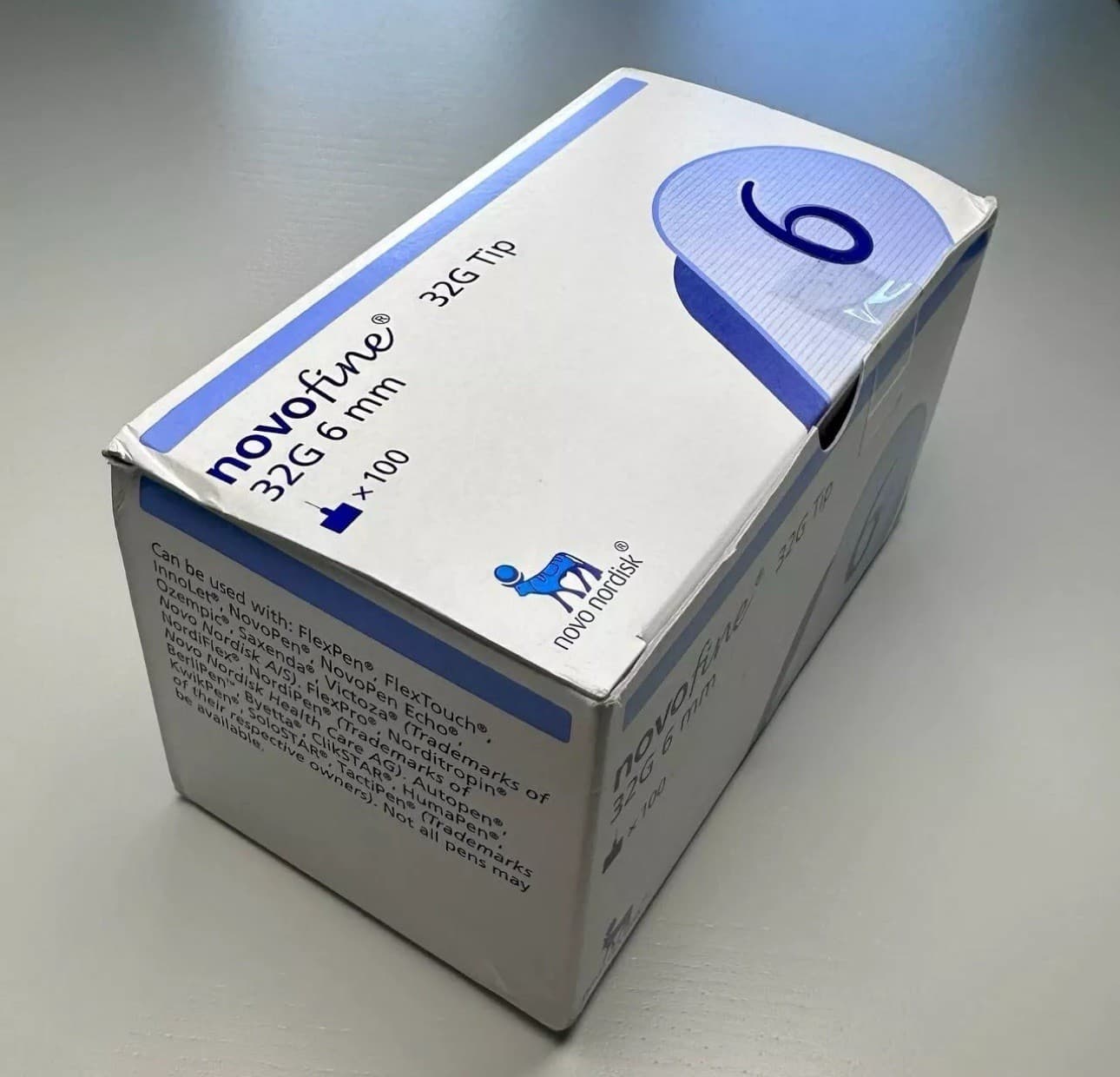 Novofine 32G Tip 6 mm 100 Pack Exp 12/2028 New