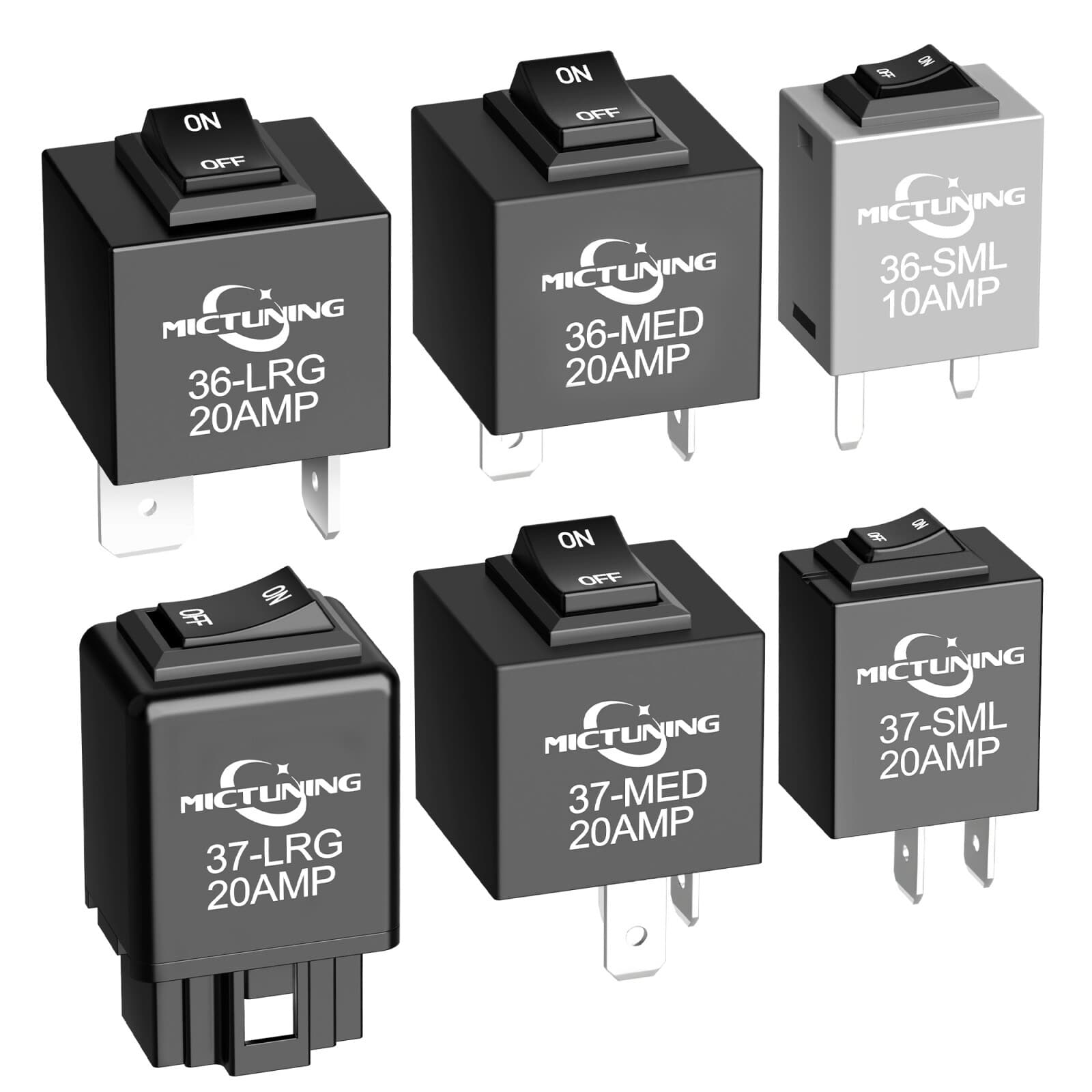 Heavy Duty 6Pack 9038 Relay Bypass Switch, Relay Tester, Relay Bypass Switch Kit