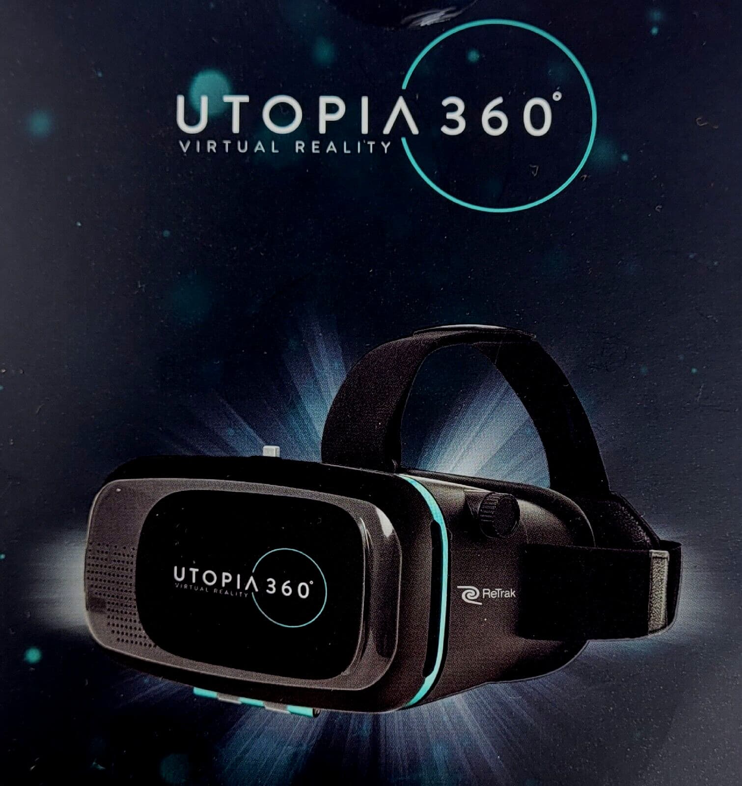 NEW Virtual Reality 3D Headset And Bluetooth Controller ReTrak Utopia 360 KM
