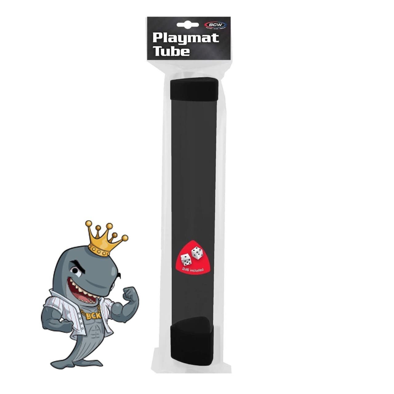 BCW Playmat Tube Smoke With 2 Dice & Caps FREE SHIP