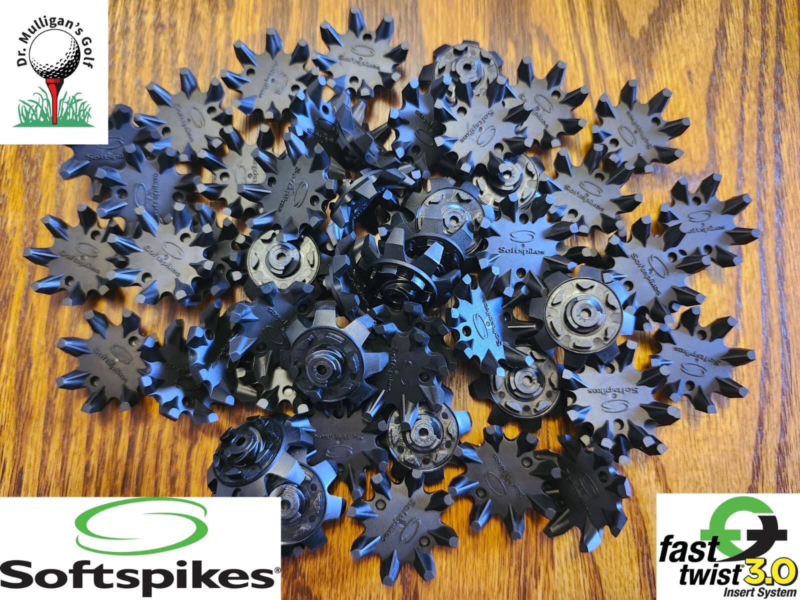 28 Black Widow Fast Twist 3.0 SoftSpikes Spikes Cleats BEST BULK PRICE ON EBAY