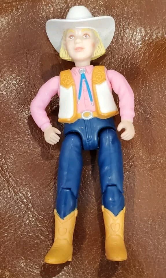 2001 Mattel Fisher Price Loving Family Dollhouse Cowgirl Western Girl Mom Figure