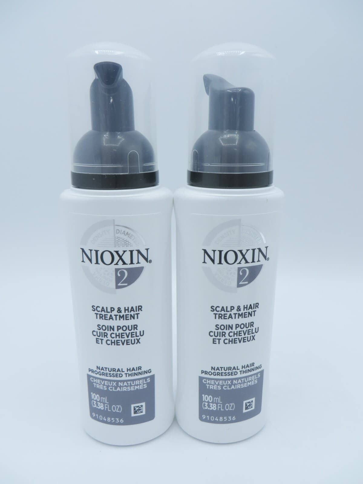 NIOXIN SYSTEM # 2 SCALP & HAIR TREATMENT 3.38 OZ (Lot of 2)