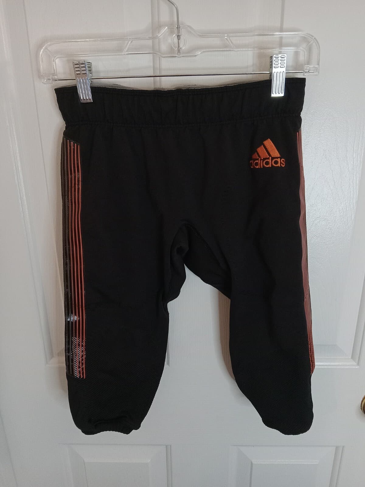 Miami Hurricanes adidas Football Pants Youth Large Black/Orange