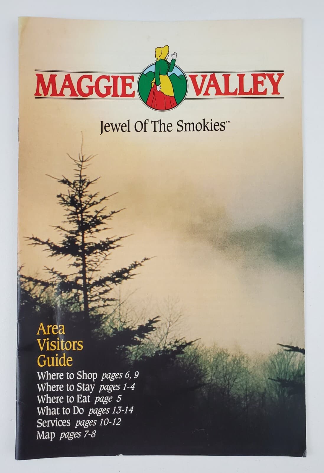 1993 Maggie Valley North Carolina NC Smokies Visitors Guide Vtg Travel Booklet