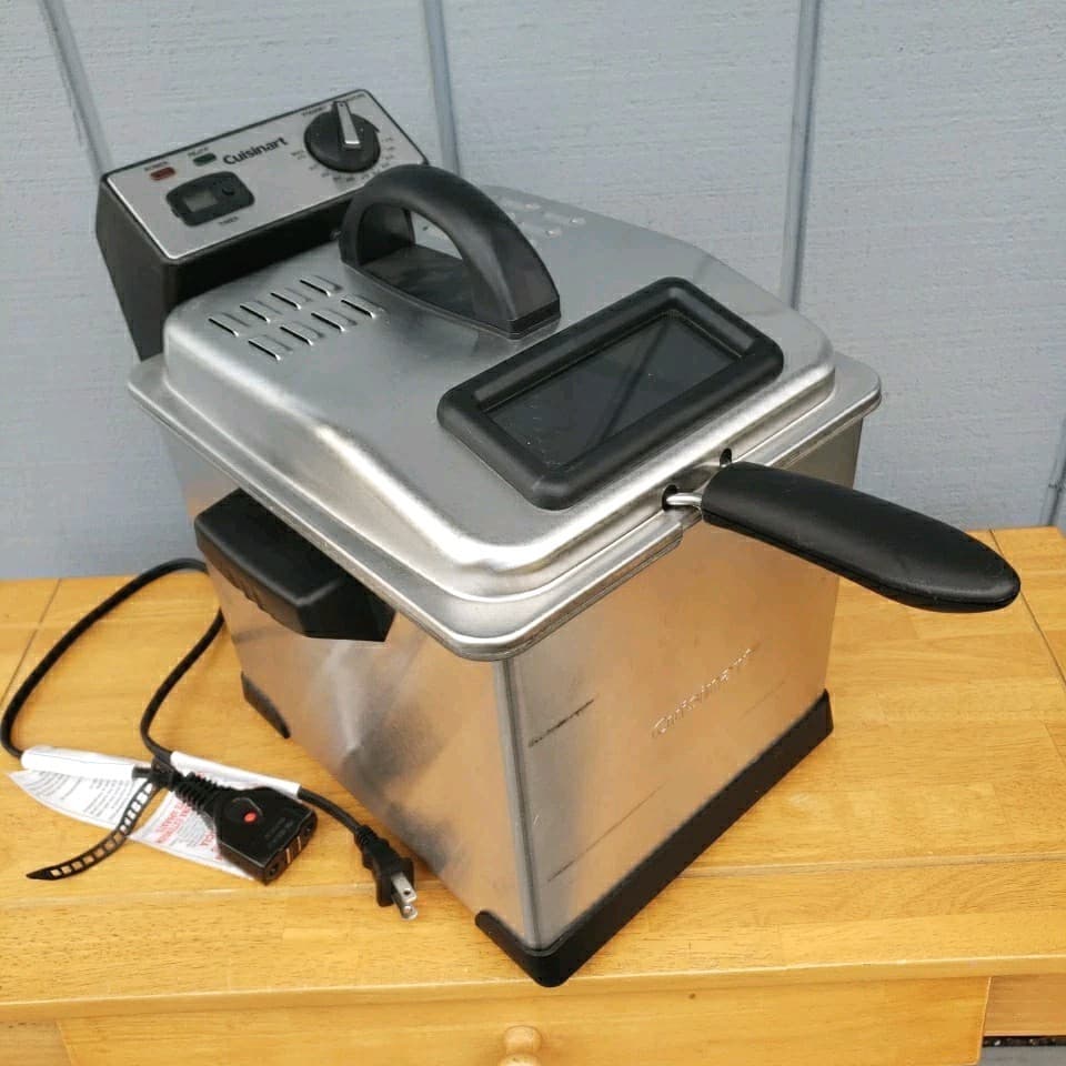 CUISINART Deep Fryer CDF-170 3.25 Liter 120V NEAR MINT