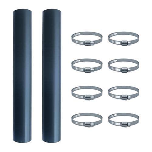 2pcs Gasoline Fuel Filler Neck Hose, Reinforced Tank (2 "X15-7/8") 2 sets