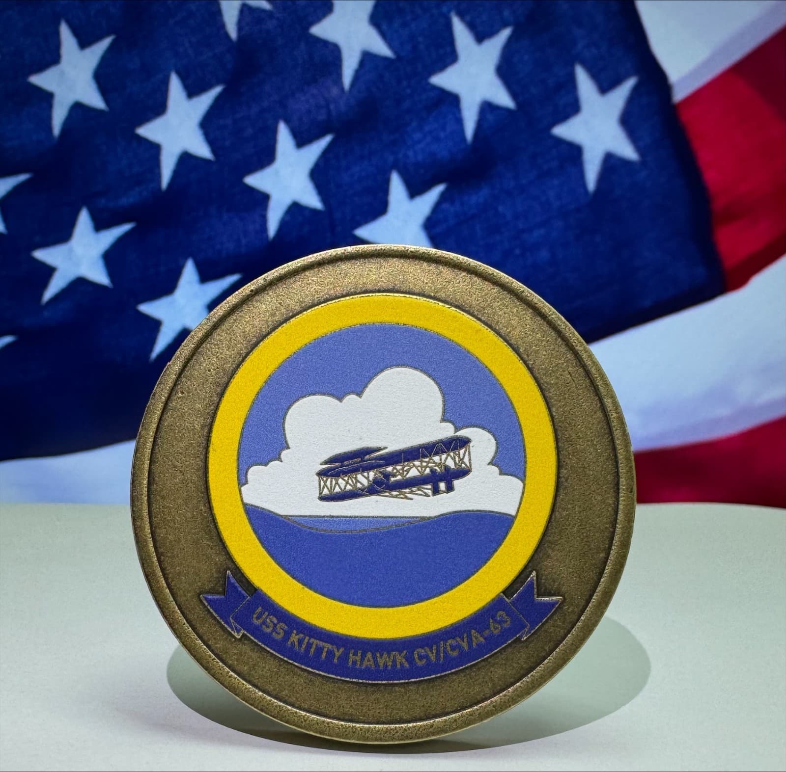 USS Kitty Hawk (CV-63) Challenge Coin