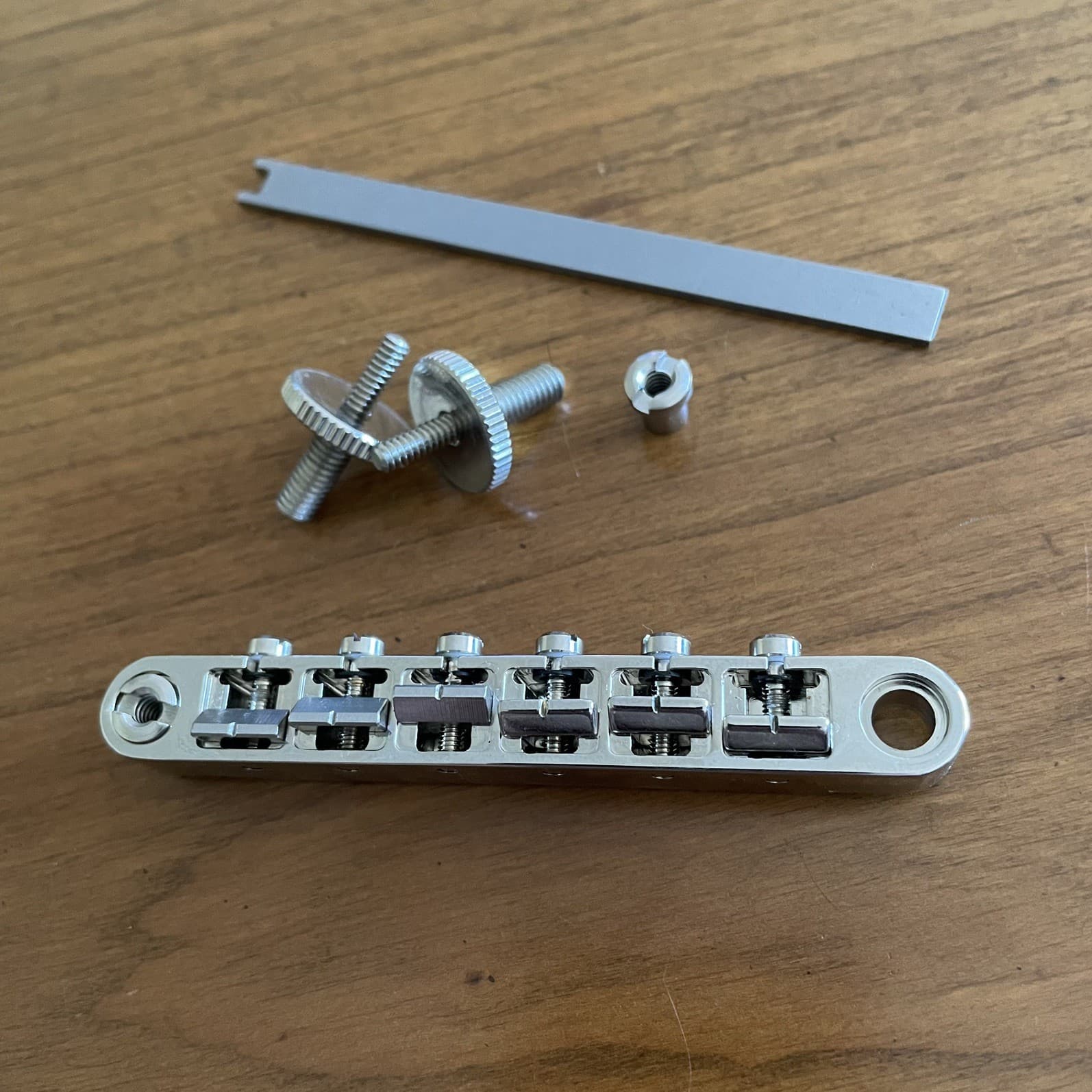 Faber 3031-0-EZ USA/ABR-1 Tone-Lock Bell Brass Bridge HYBRIDge - Nickel