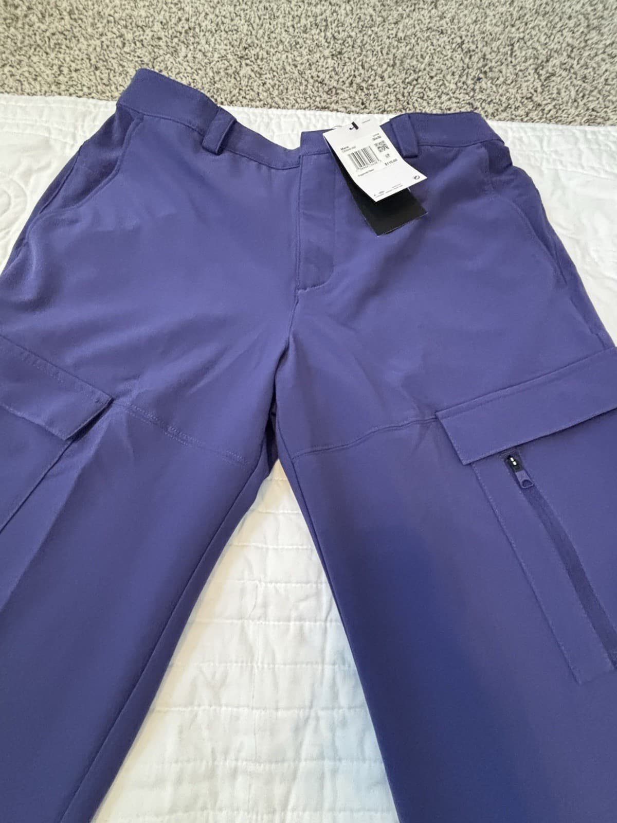 Nike Golf Air Jordan Golf Pants 33x32 Slim Repel Purple DZ0542-502 NWT $110