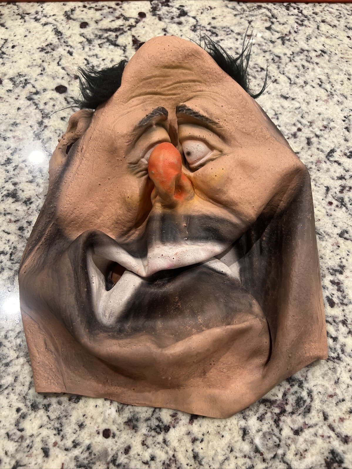 1982 Savage Eye Halloween Hobo Clown Emmett Kelly Mask