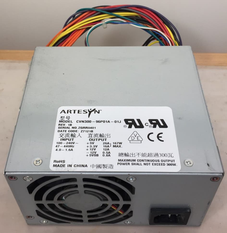 Tektronix 119-6969-00 TDS5054B TDS5000/B Power Supply Artesyn CVN300-96P01A-01