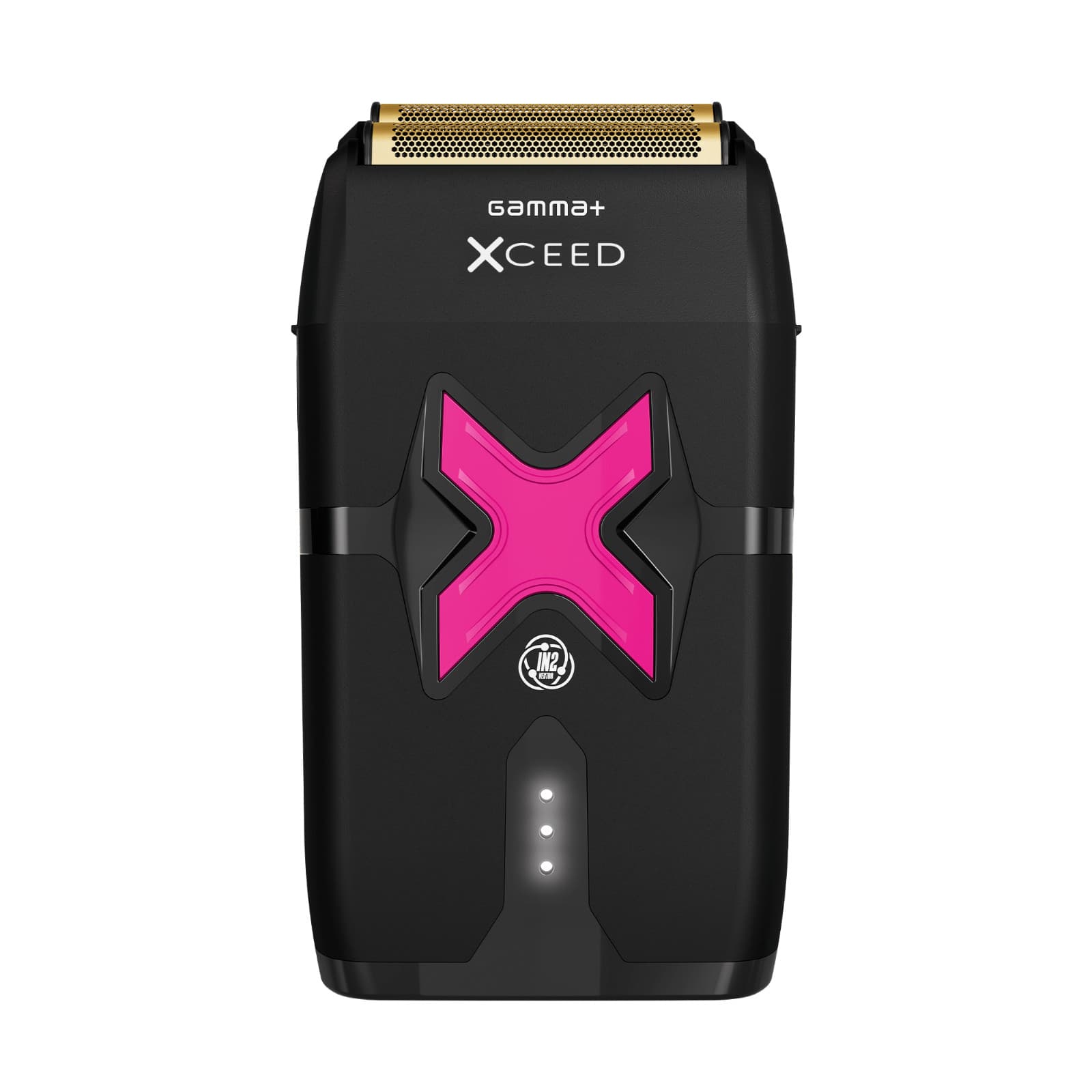 Gamma+ GP803B XCEED Professional Double Foil Shaver w/ IN2 Vector Motor USB-C