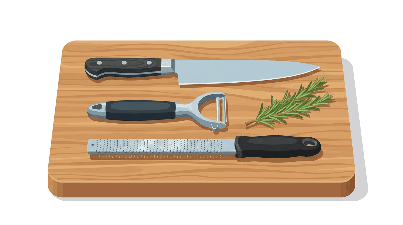 Essential prep tools for the aspiring chef.