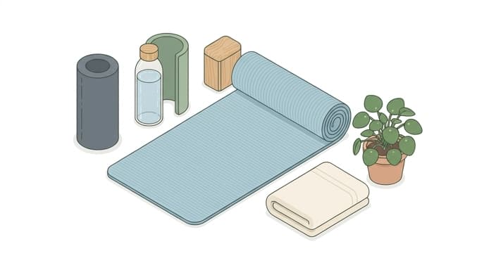 A cozy wellness setup that supports recovery and balance.