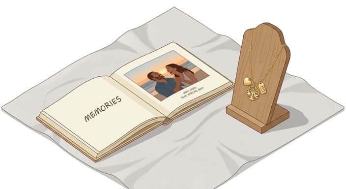 A triad of thoughtfulness: keepsakes that personalize gifts.