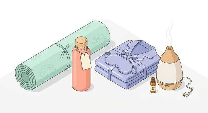 A curated collection of personalized wellness gifts for spring self-care.