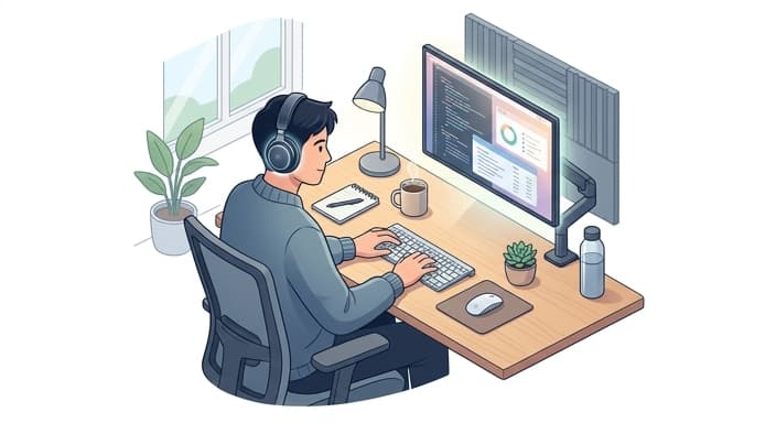 Customized-fit headphones for a more comfortable, productive workspace.