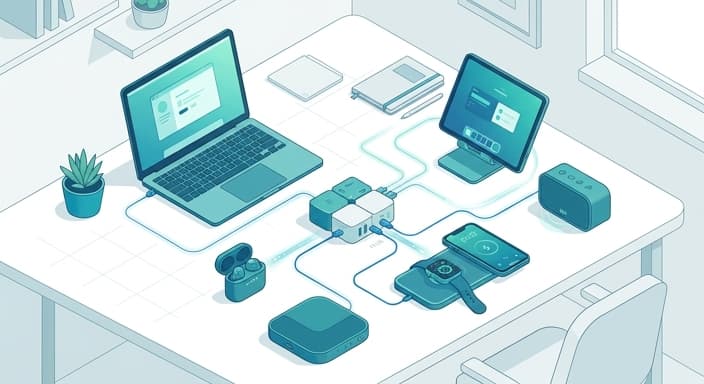 A curated tech ecosystem of devices and accessories that work together for effortless upgrades.