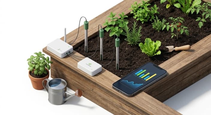 Smart soil monitoring devices guide proactive spring gardening.