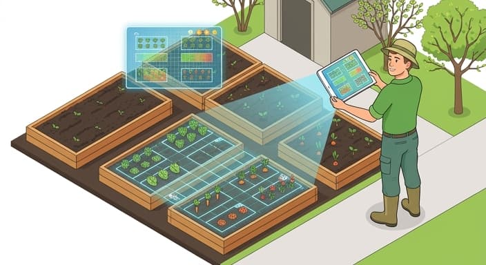 AR planning tools bring the garden map to life for spring planting.