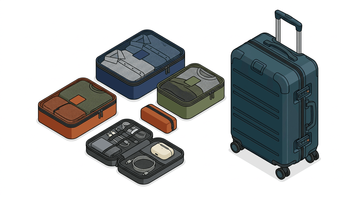 The ultimate organized packing setup