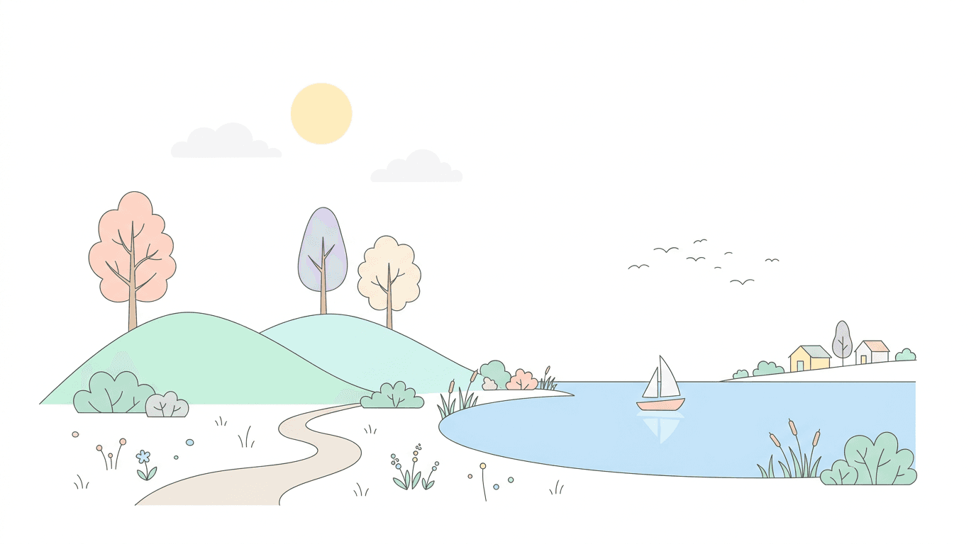 Circadian Lighting Cycle Illustration