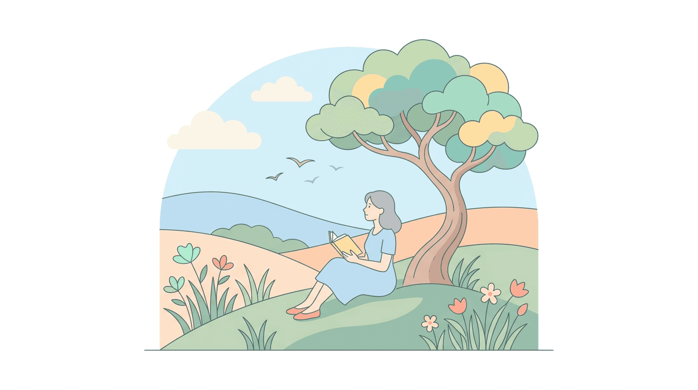 A diagram showing the balance between visual stimulation and visual rest