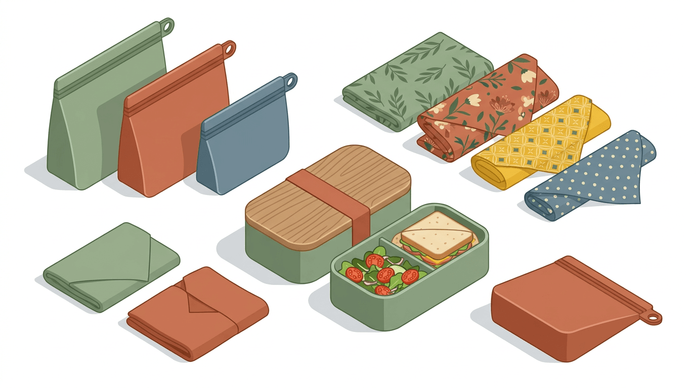 Sustainable food storage essentials for a zero-waste kitchen.