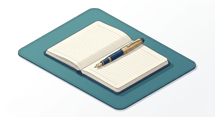 A personalized writing instrument ready to capture ideas.