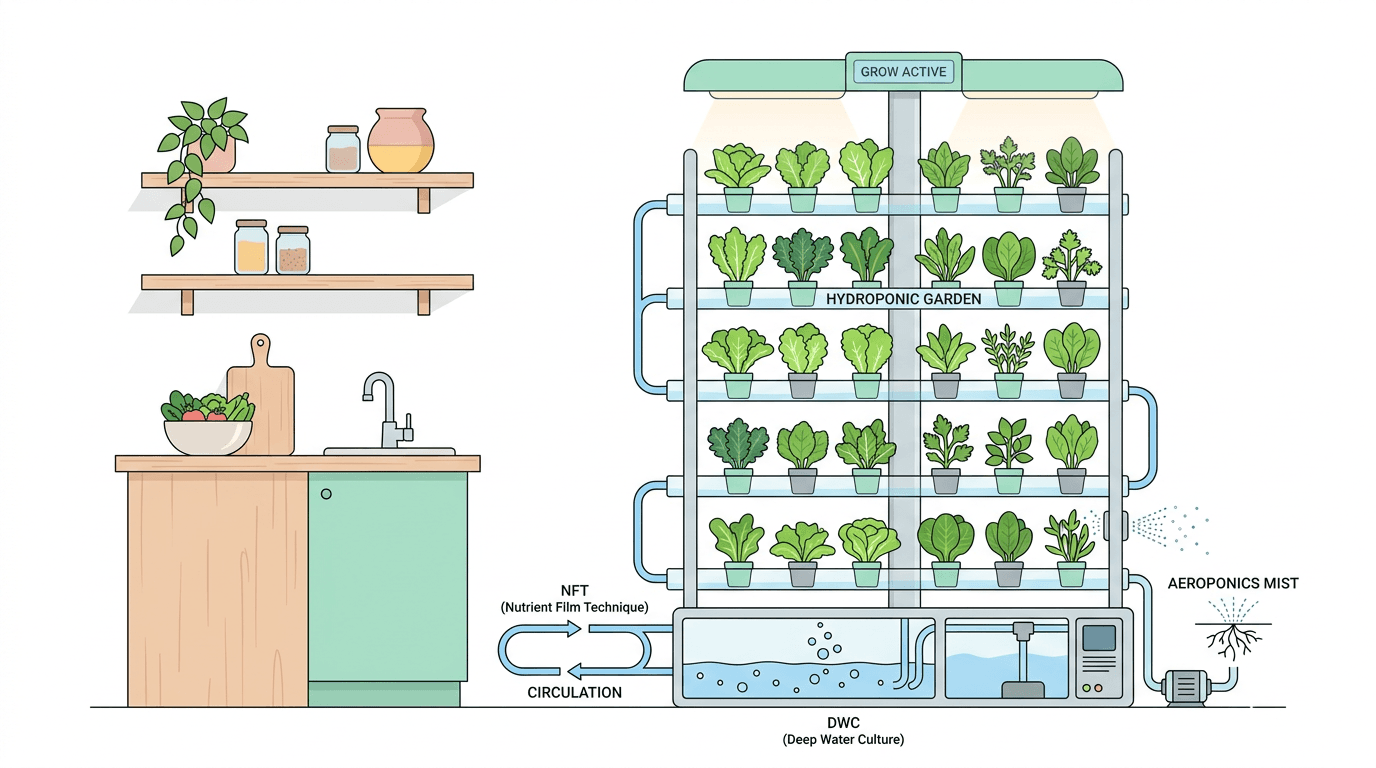 Vertical Sovereignty: Home Hydroponics for Year-Round Harvest